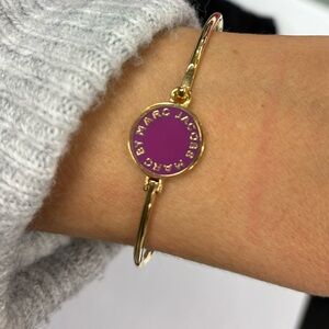 Marc by Marc Jacobs Classic Logo Disc O Bangle Bracelet
